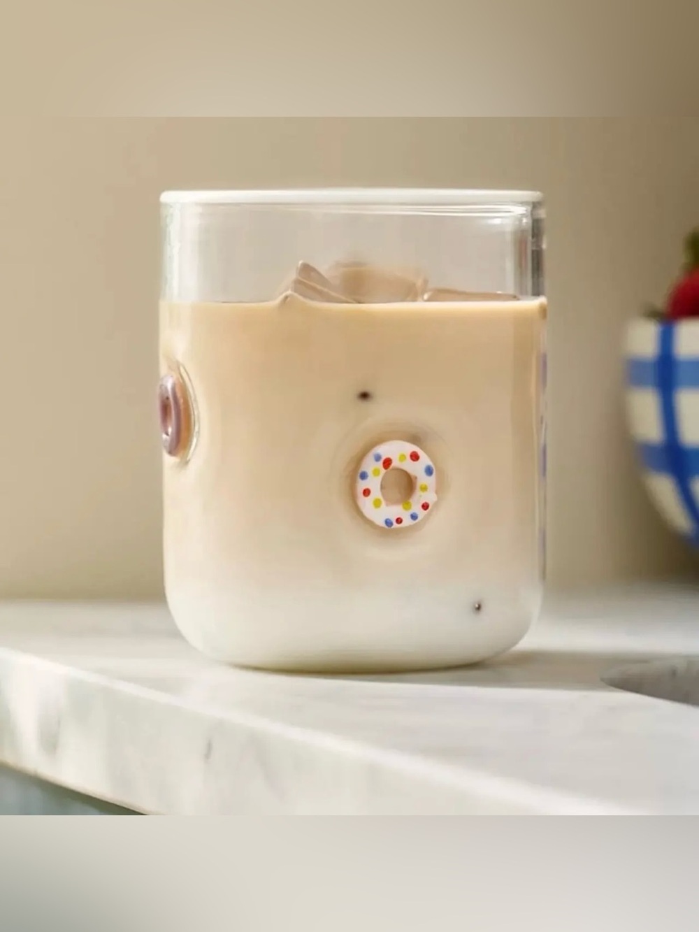 ANTHROPOLOGIE Icon Donut Glass